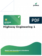 Gradeup Highway Engineering MCQs