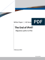 The End of Ipv4?: White Paper - Ax Series