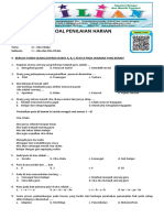 Soal Tematik Kelas 4 SD Tema 6 Subtema 1 Aku Dan Cita-Citaku Dan Kunci Jawaban