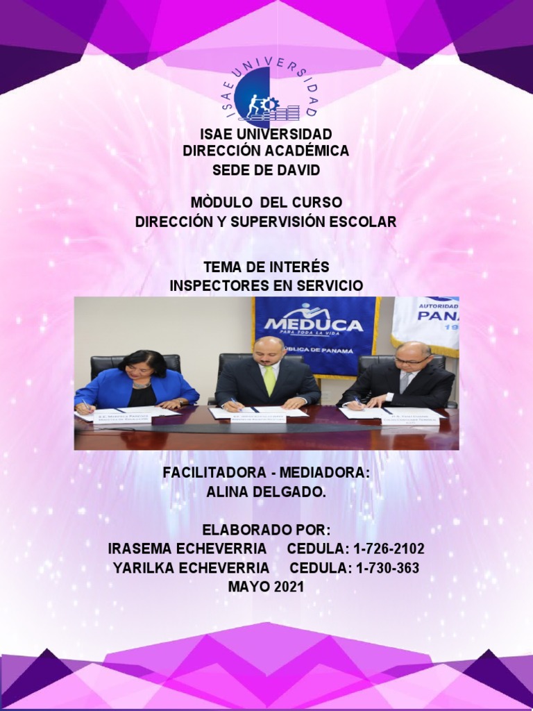Formación y Rol de Inspectores Educativos | PDF | Maestros | Educación ...