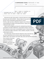 Ler E Compreender Textos: Português 4.º Ano