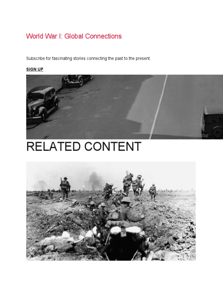 World War I D | PDF | World War I | Treaty Of Versailles