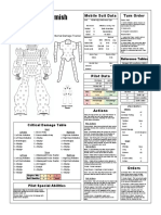 Mobile Suit Skirmish Sheet - Melee Guy