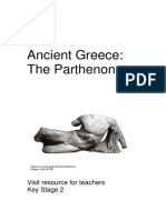 Ancient Greece: The Parthenon: Visit Resource For Teachers Key Stage 2