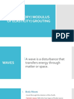WaveTheories, Modulus of Elasticity, Grouting