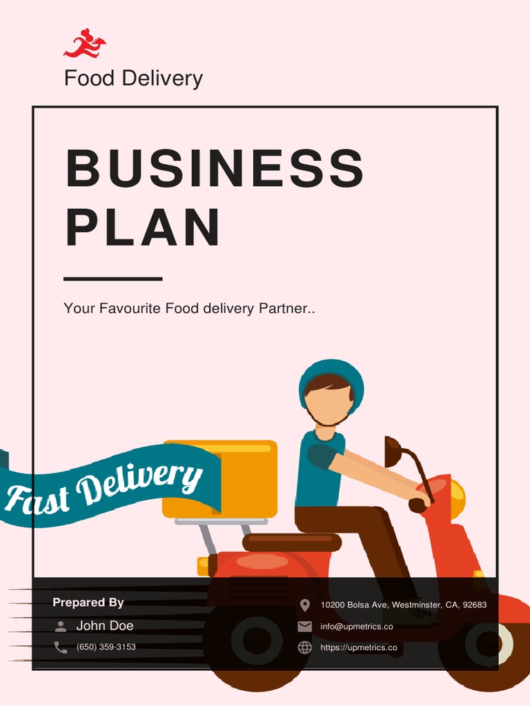 Food Delivery Business Plan Overview | PDF | Startup Company | Small ...
