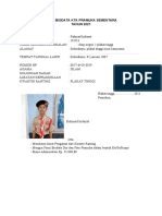 Form Biodata Kta Sementara 1