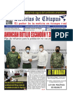 Periódico Noticias de Chiapas, Edición Virtual Sábado 29 de Enero de 2022