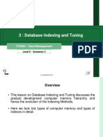 Database Indexing and Tuning