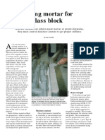 Concrete Construction Article PDF - Making Mortar For Glass Block