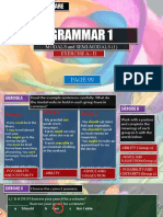 Grammar 1: Modals and Semi-Modals (1) Exercise A - D