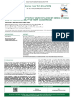 Investigation of The Effects of Salt Dust Caused by Drying of Urmia Lake On The Sustainability of Urban Environments