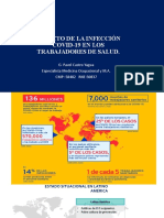 Impacto de La Infección Covid-19 en Los Trabajadores de Salud