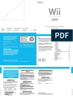 Wii Mini Operations Manual: System Setup