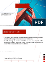 Chapter VII - INTERNATIONAL EXPANSION AND GLOBAL MARKET OPPORTUNITY