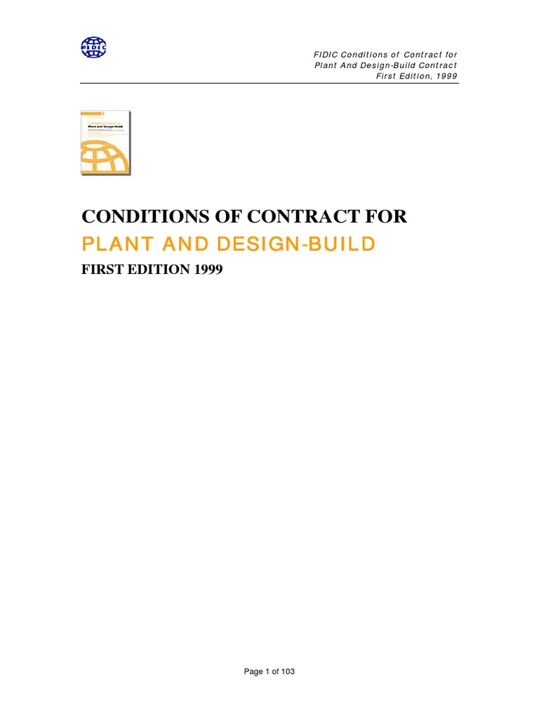 FIDIC Design-Build Contract Guide | PDF | Technology & Engineering