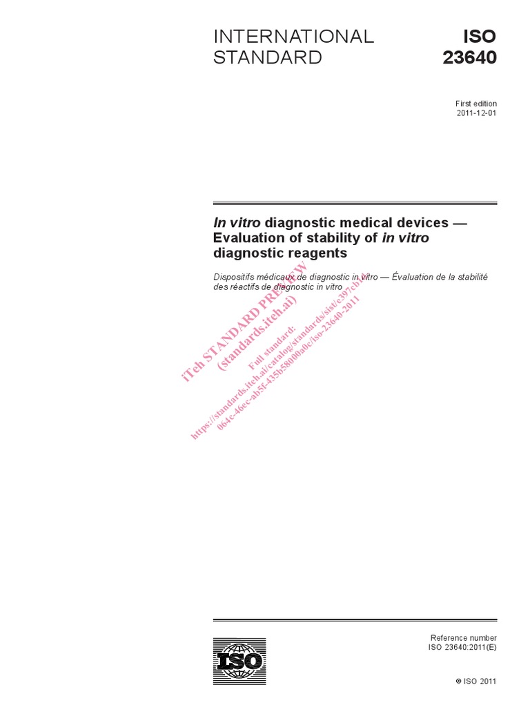 Iso 23640 - 2011 - Iso 23640 - 2011 | PDF | International