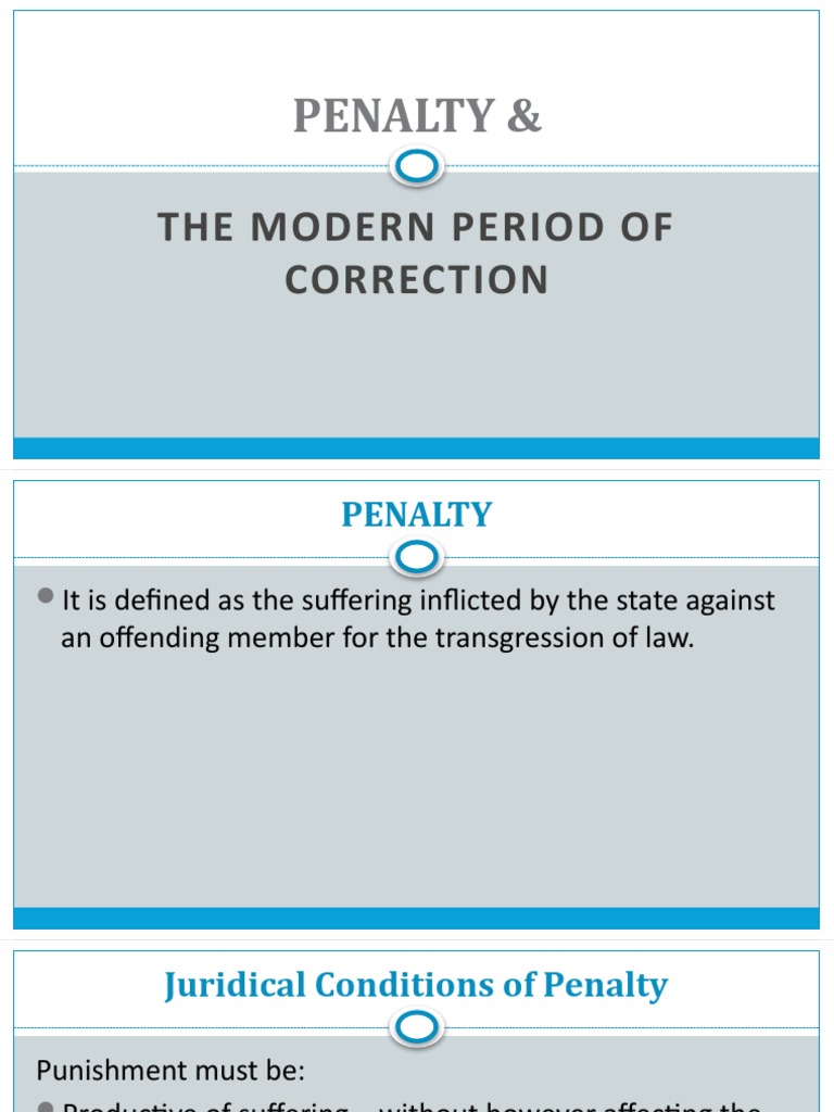 Understanding Correctional Penalties | PDF
