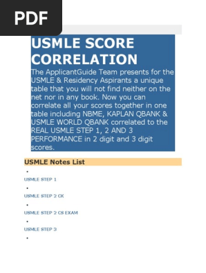 Nbme 16 Offline Score Conversion