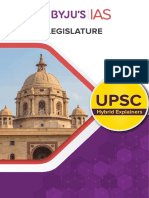Understanding the Legislature for UPSC Prelims