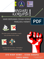 Hindari Korupsi: Mari Bersama Cegah Korupsi Dengan Perilaku Hemat