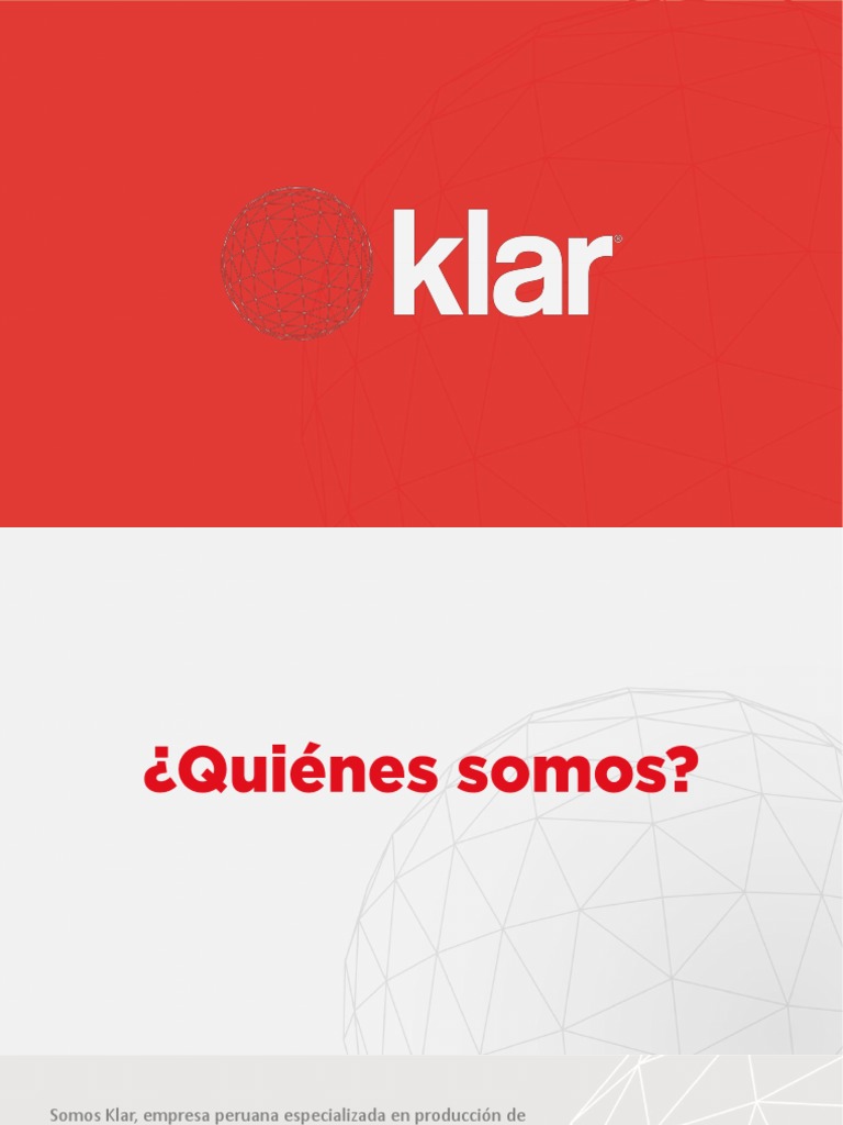 Presentación Klar Termo Acústicos para RECONOR | PDF | Perú | Materiales