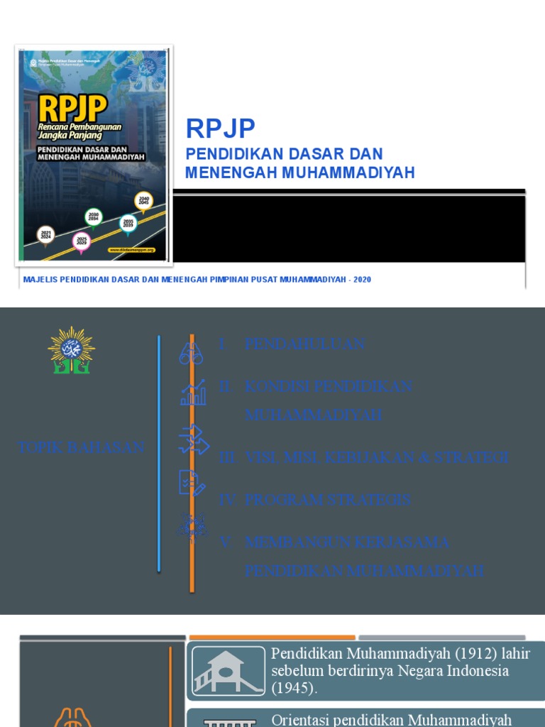 Strategi Pendidikan Muhammadiyah 2020 | PDF