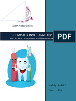 Chemistry Investigatory Project 2