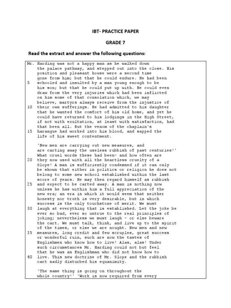ibt-practice-paper-grade-7-read-the-extract-and-answer-the-following