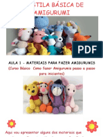 Apostila Amigurumi PDF GRÁTIS Passo A Passo para Iniciantes + Receitas (Amigurumi Do Zero)