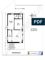 Proposed 1014 SqFt Ground Floor Plan