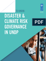 10 things to know on Disaster and Climate Risk Governance in UNDP