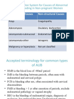 FIGO Classification System for Causes of 一Abnormal Uterine