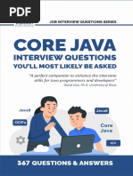 Core Java Interview Questions - 2021 - Sample