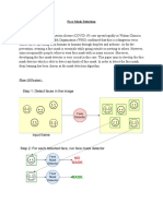 Face Mask Detection: Flow of Project