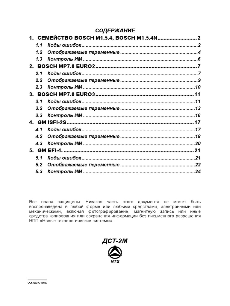 Ошибки эбу ваз