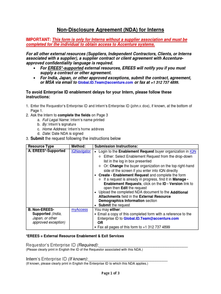 Non Disclosure Agreement INTERN FINAL 2015-06-17 | PDF ...