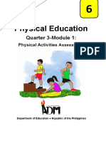 Physical Education: Quarter 3-Module 1