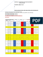 Professional Construction Management Final Exam Student Name: Mohammed Abbas Naji Sure Name: Maala STUDENT ID: 203724074