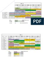 Design Tentative Week Plan