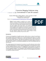 Comparison Corrosion Mapping Solutions Using Phased Array, Conventional UT and 3D Scanners