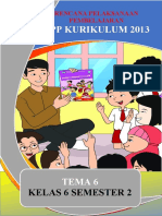 RPP 1 Lembar Kelas 6 Tema 6