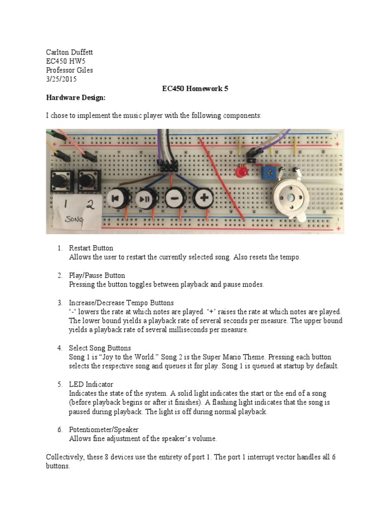 EC450 Homework 5 Hardware Design PDF Bit Array Data Structure