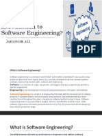 Introduction To Software Engineering