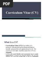 Curriculum Vitae (CV)