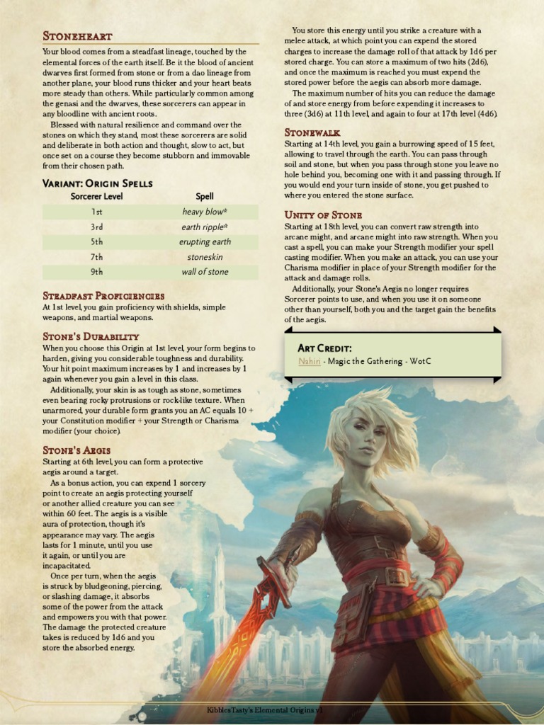 Stone Sorcerer - GM Binder | PDF | Dungeons & Dragons