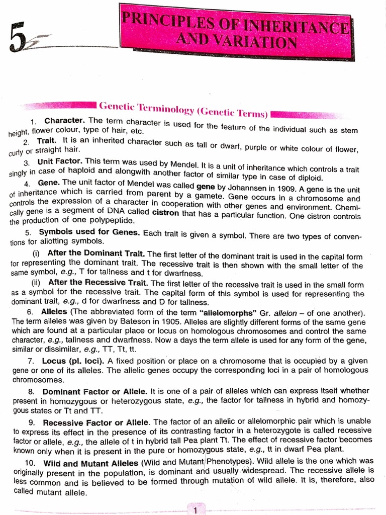 Genetics visual data 8