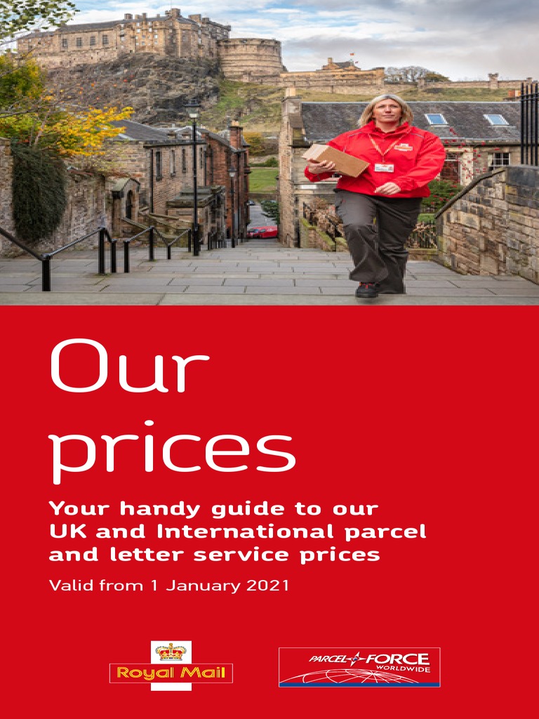 Royal Mail Our Prices April 2022 PDF