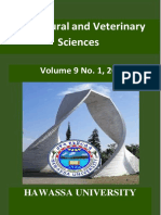 Agricultural and Veterinary Sciences, AgVS Volume 9, No. 1, Hawassa University