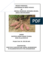 Area Expansion of Sweet Potato 2017-18